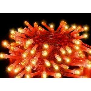 Lineáris karácsonyi installáció, piros, 320 LED fényjátékokkal, 2... kép