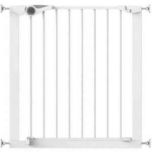 Noma biztonsági kapu, könnyen nyitható, fém, 75-82 cm, fehér kép
