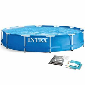 Intex Rack Fémvázas medence, javító készlettel 366x76cm (28210) kép