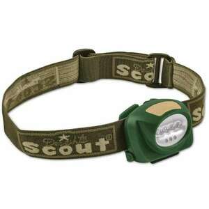 Scout Fejlámpa LED fénnyel - Zöld kép