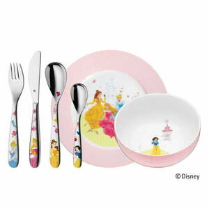 Princess 6 darabos rozsdamentes, gyerek evőeszköz- és étkészlet - WMF kép