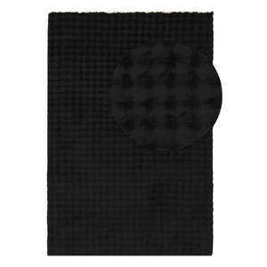 Fekete mosható szőnyeg 120x170 cm Bubble Black – Mila Home kép