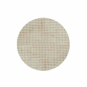 Bézs mosható kerek szőnyeg ø 200 cm Bubble Cream – Mila Home kép