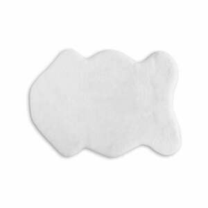 Fehér szintetikus szőrme szőnyeg 120x180 cm Pelush White – Mila Home kép