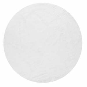 Fehér mosható kerek szőnyeg ø 80 cm Pelush White – Mila Home kép