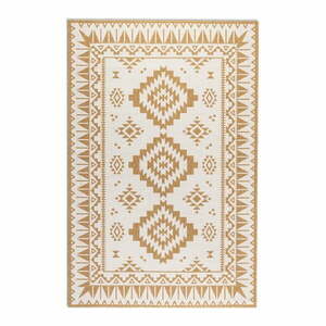 Okkersárga-krémszínű kültéri szőnyeg 200x290 cm Gemini – Elle Decoration kép