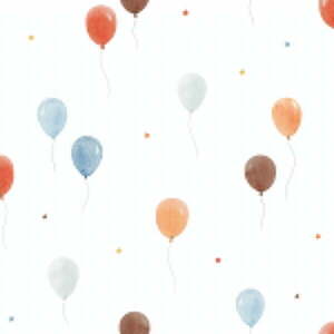 Gyerek tapéta 10 m x 50 cm Flying Ballons – Lilipinso kép
