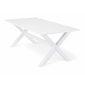 Asztal Riverton 207, Fehér, 75x90x180cm, Közepes sűrűségű farostlemez kép