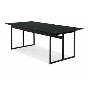 Asztal Concept 55 167, Fekete márvány, Fekete, 75x100x220cm, Márvány, Fém kép