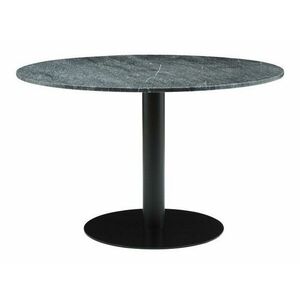 Asztal Concept 55 179, Szürke márvány, Fekete, 74cm, Márvány, Fém kép