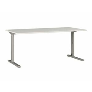 Állítható magasságú íróasztal Sacramento AE107, Állítható magasság, 69.6x180x80cm, Világosszürke, Grafit kép