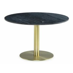Asztal Concept 55 179, Sárgaréz, Szürke márvány, 74cm, Márvány, Fém kép