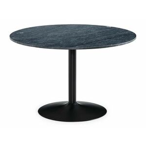 Asztal Concept 55 209, Fekete, Szürke márvány, 75cm, Márvány, Fém kép