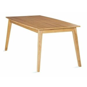 Asztal Springfield A112, Tölgy, 75x90x180cm, Hosszabbíthatóság, Természetes fa furnér, Közepes sűrűségű farostlemez kép