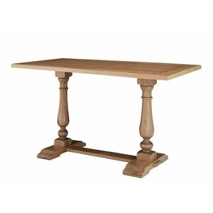 Asztal Denton 145, Fényes fa, 76x90x160cm, Munkalap anyaga, Váz anyaga, Tölgy kép