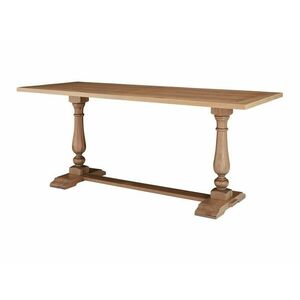 Asztal Denton 1088, Fényes fa, 76x100x240cm, Asztallap anyaga, Váz anyaga, Tölgy kép