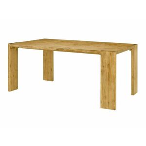 Asztal Denton 244, Akác, 75x90x160cm, Munkalap anyaga, Váz anyaga kép