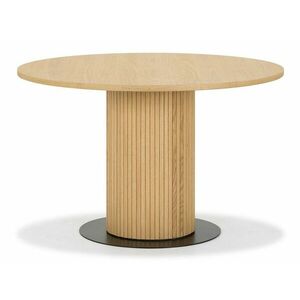 Asztal Springfield C103, Világosbarna, 76cm, Közepes sűrűségű farostlemez, Természetes fa furnér, Váz anyaga, Tölgy kép