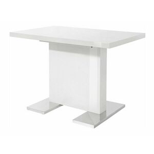 Asztal Denton 805, Fehér, 75x70x110cm, Közepes sűrűségű farostlemez kép