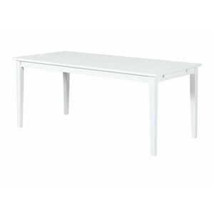 Asztal Riverton 632, Fehér, 76x90x180cm, Hosszabbíthatóság, Közepes sűrűségű farostlemez kép