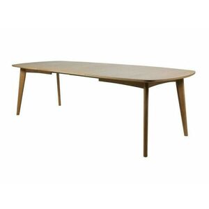 Asztal Oakland A104, Világosbarna, 76x102x180cm, Hosszabbíthatóság, Közepes sűrűségű farostlemez, Váz anyaga, Tölgy kép