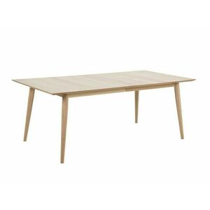 Asztal Oakland G101, Fehérített tölgy, 75.3x100x200cm, Közepes sűrűségű farostlemez, Váz anyaga, Tölgy kép