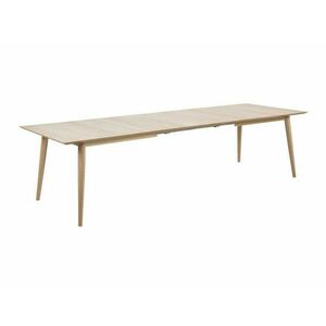 Asztal Oakland G101, Fehérített tölgy, 75.3x100x200cm, Hosszabbíthatóság, Közepes sűrűségű farostlemez, Váz anyaga, Tölgy kép