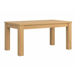 Asztal Orlando AH114, Tölgy, 76x90x160cm, Hosszabbíthatóság, Laminált forgácslap kép