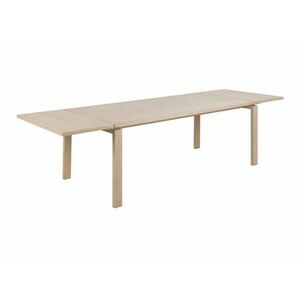 Asztal Oakland K101, Világos tölgy, 75x100x200cm, Hosszabbíthatóság, Természetes fa furnér, Közepes sűrűségű farostlemez, Váz anyaga, Tölgy kép