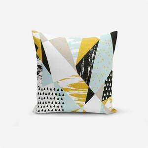 Liandnse Modern Geometric Sekiller pamutkeverék párnahuzat, 45 x 45 cm - Minimalist Cushion Covers kép