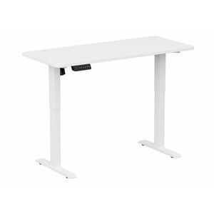 Állítható magasságú íróasztal Lodi 100, Elektromos, Állítható magasság, 72x120x60cm, Fehér kép