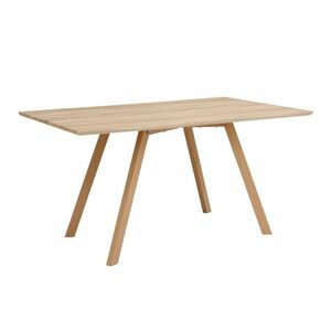 Asztal Denton 1192, Sonoma tölgy, 76x90x160cm, Munkalap anyaga, Váz anyaga, Tölgy kép