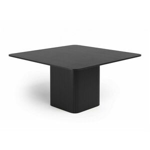 Asztal Springfield A129, Fekete, 75x140x140cm, Közepes sűrűségű farostlemez kép