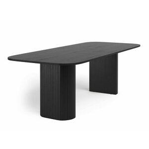 Asztal Springfield A132, Fekete, 75x100x240cm, Közepes sűrűségű farostlemez kép
