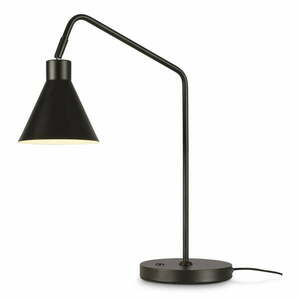 Fekete asztali lámpa fém búrával (magasság 55 cm) Lyon – it's about RoMi kép