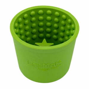 Habzsolásgátló tál Yoggie Pot Green – LickiMat kép