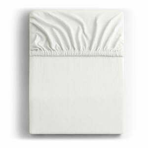 Fehér gumis jersey lepedő 180x200 cm Amber – DecoKing kép