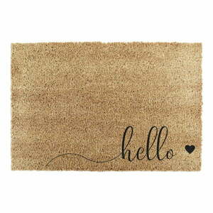 Kókuszrost lábtörlő 40x60 cm Hello Scribble – Artsy Doormats kép