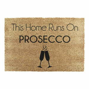 Kókuszrost lábtörlő 40x60 cm This Home Runs On Prosecco – Artsy Doormats kép