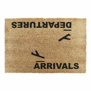 Kókuszrost lábtörlő 40x60 cm Arrivals and Departures – Artsy Doormats kép