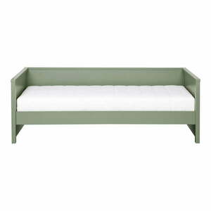 Zöld egyszemélyes ágy 90x200 cm Nikki – WOOOD kép