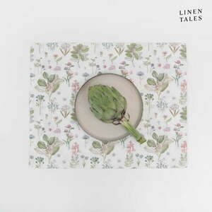 Textil tányéralátét 35x45 cm White Botany – Linen Tales kép