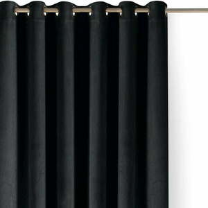 Fekete bársony dimout (részleges sötétítő) függöny 140x250 cm Velto – Filumi kép