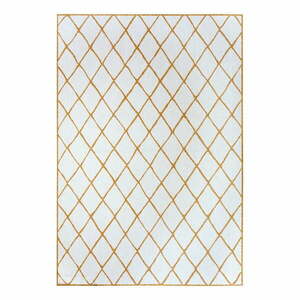 Okkersárga-fehér kültéri szőnyeg 160x230 cm Malaga – NORTHRUGS kép