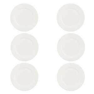 Fehér porcelán tányér készlet 6 db-os ø 27 cm Ala – Villa Altachiara kép