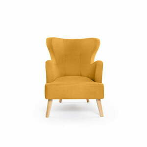 Mustársárga füles fotel Noemye – Bonami Selection kép