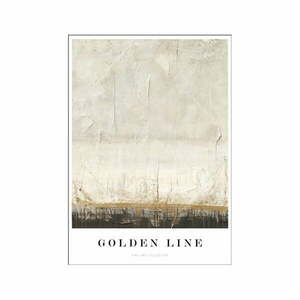 Keretezett poszter 52x72 cm Golden Line – Malerifabrikken kép