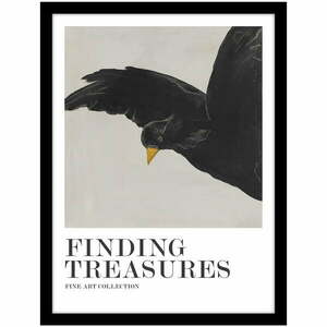Keretezett poszter 32x42 cm Finding Treasures – Malerifabrikken kép