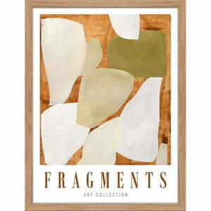 Keretezett poszter 32x42 cm Fragments – Malerifabrikken kép