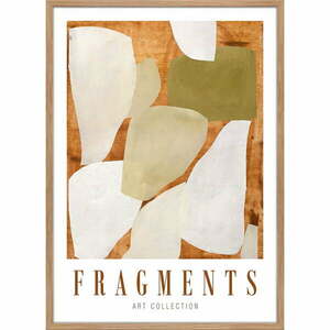 Keretezett poszter 52x72 cm Fragments – Malerifabrikken kép